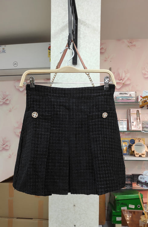 Pleated Mini Skirt